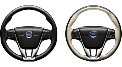 2010 Volvo XC70 Steering wheel, leather, 3-Spoke