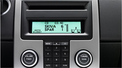 2009 Volvo C70 6-Disc In-Dash CD Player