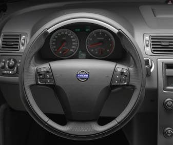 2010 Volvo V50 Sport Steering Wheel with Aluminum Inlay