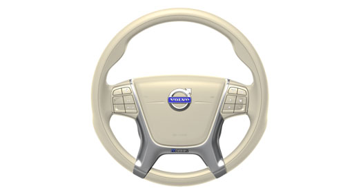 2010 Volvo V70 Steering wheel, sport, leather, Soft Beige 30756862