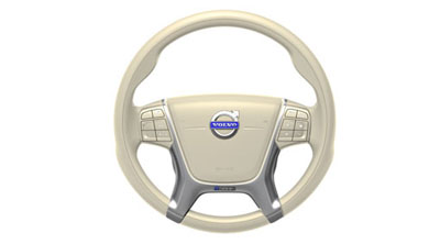 2015 Volvo XC70 Steering wheel, sport, leather, Soft beige