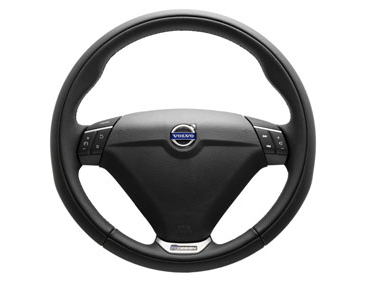 2012 Volvo XC90 Steering wheel, sport, leather with aluminum inlay